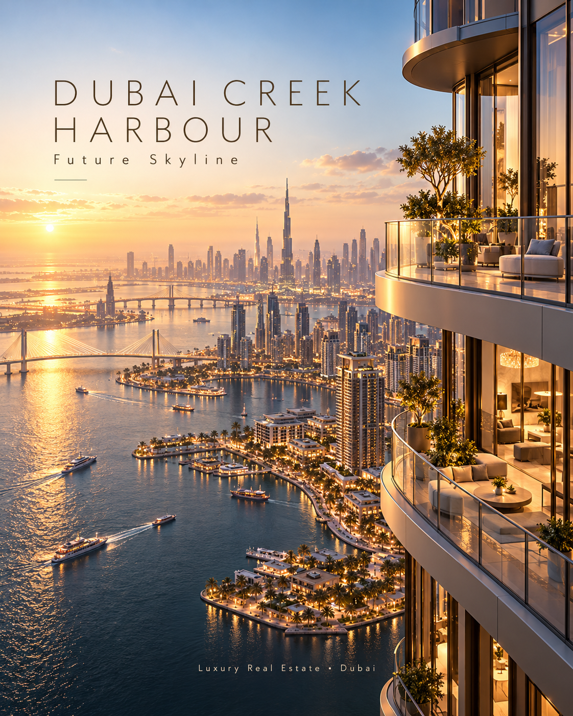 Urban Loft, a luxury Dubai real estate poster design