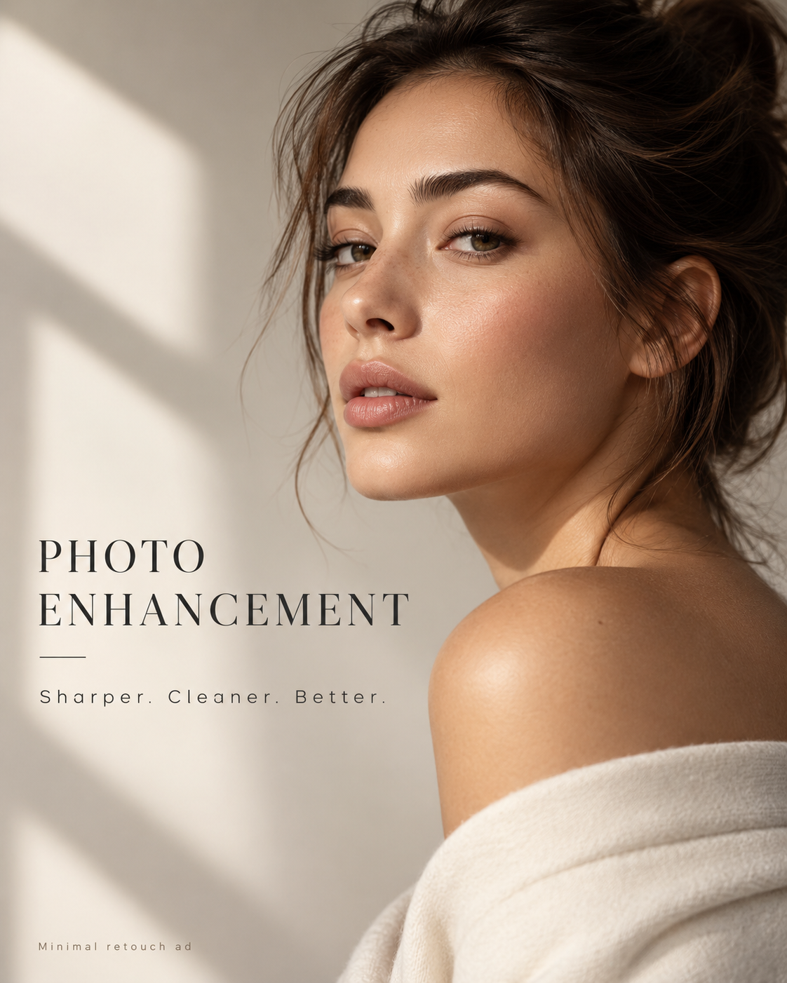 Commercial Beauty, a before and after retouching study